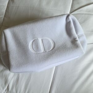 Dior Soft White Logo Pouch